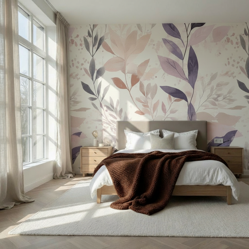 Botanical Blush Mural